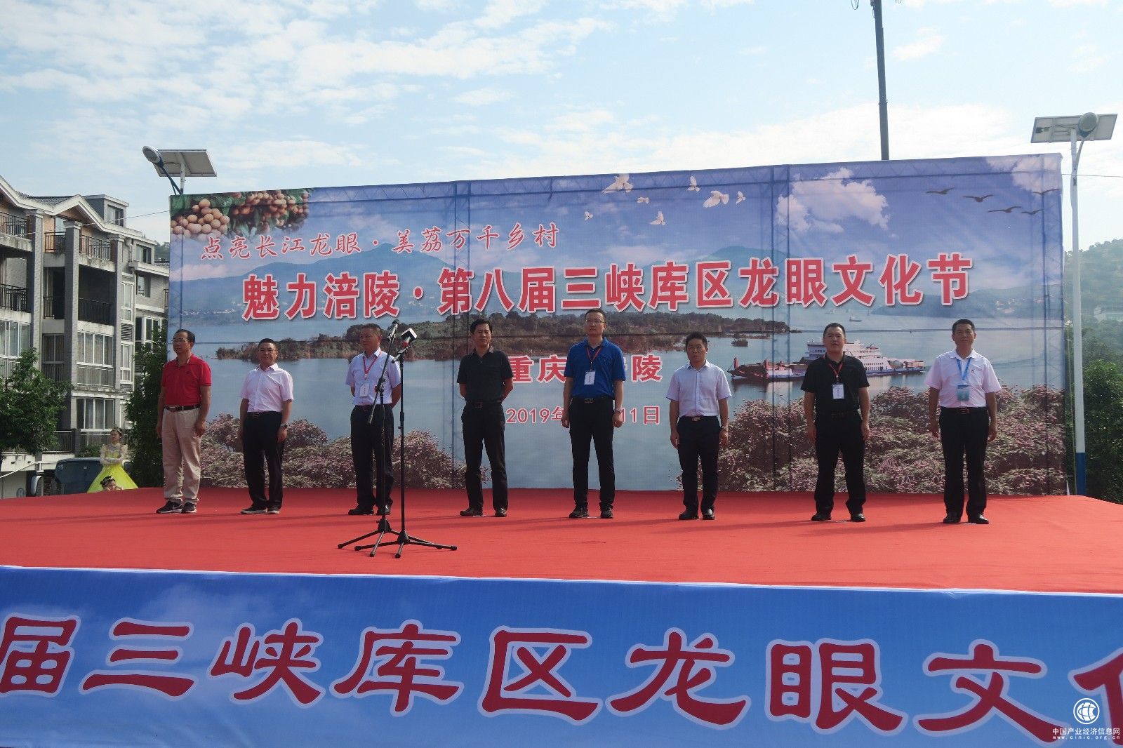 魅力涪陵·第八屆三峽庫區龍眼文化節在重慶市涪陵區南沱鎮開幕
